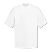 T-shirt in oversized stijl Jil Sander , White , Heren