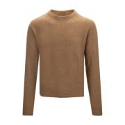 Dames Pullover Trui met Logo Detail Colmar , Brown , Dames