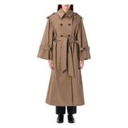 Beige Fossil Alaya Trench Coat By Herenne Birger , Brown , Dames