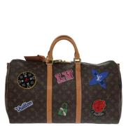 Pre-owned Canvas travel-bags Louis Vuitton Vintage , Brown , Dames