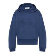 Logo sweatshirt Helmut Lang , Blue , Heren