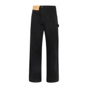 Zwarte Loose-Fit Denim Jeans JW Anderson , Black , Heren