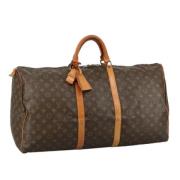 Pre-owned Canvas travel-bags Louis Vuitton Vintage , Brown , Dames