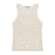 Gehaakte Top 'Farlie' Munthe , Beige , Dames