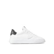 Witte Sneakers met Contrasterende Details Philippe Model , White , Her...