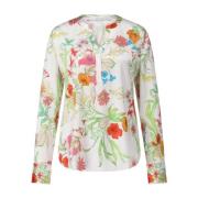 Zijden bloes met bloemen Herzen's Angelegenheit , Multicolor , Dames