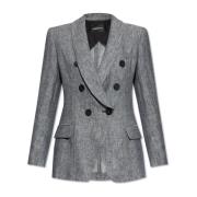 Double-breasted blazer Emporio Armani , Gray , Dames