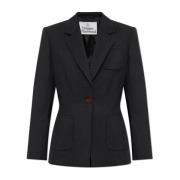 Wollen blazer Vivienne Westwood , Black , Dames