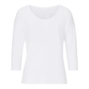 Klassiek V-hals Shirt Betty & Co , White , Dames