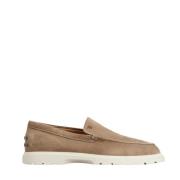 Suède instaploafers met iconisch monogram Tod's , Brown , Heren