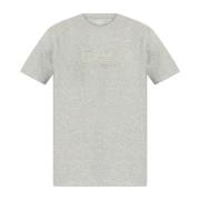 T-shirt met logo Emporio Armani EA7 , Gray , Heren