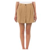 Kameel Bermuda Shorts Le Tricot Perugia , Brown , Dames