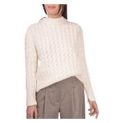 Stijlvolle Lupetto Trui Gran Sasso , Beige , Dames