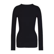 Stijlvol Ubuv Maglia Shirt Giorgio Armani , Blue , Dames