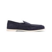 Blauwe Loafer Schoenen voor Mannen John Lobb , Blue , Heren