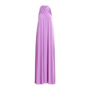 Gekruiste Neckholder Maxi Jurk met Kralen Essentiel Antwerp , Purple ,...