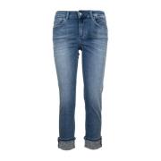 Dames Jeans met Rits en Knoop Liu Jo , Blue , Dames