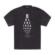 T-shirt met print Balenciaga , Gray , Heren