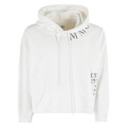 Hoodie Sweatshirt MM6 Maison Margiela , White , Dames