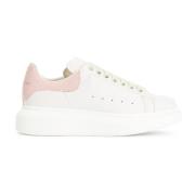 Witte Leren Sneakers voor Vrouwen Alexander McQueen , White , Dames