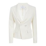 Stijlvolle Jassen en Vesten Collectie Simona Corsellini , White , Dame...