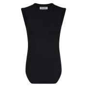 Zwarte Tanktop voor Vrouwen The Attico , Black , Dames