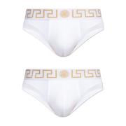 Twee-pack slips Versace , White , Heren