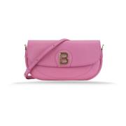 Leren Dames Schoudertas Magnetische Knoop Blumarine , Pink , Dames