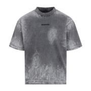 Grijze T-shirt voor mannen Balenciaga , Gray , Heren