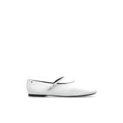 Leren ballerina's Mary Jane Tory Burch , White , Dames