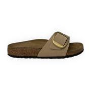 Madrid Big Buckle Sandalen Birkenstock , Brown , Dames