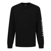 Zwarte Sweatshirt voor Mannen 44 Label Group , Black , Heren