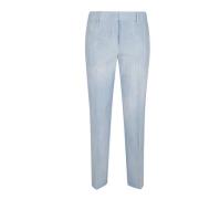 Blauwe elegante damesbroek Ermanno Scervino , Blue , Dames