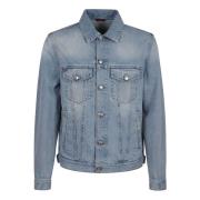 Blauwe Denimjas voor Mannen Brunello Cucinelli , Blue , Heren