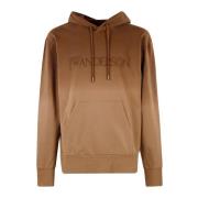 Geborduurde Hoodie met Verloop Logo JW Anderson , Brown , Heren