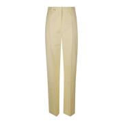 Wijde broek in trendy stijl Jacquemus , Beige , Dames