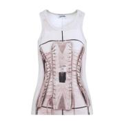 Neutrale Topkleding Elegantie Ss25 Jean Paul Gaultier , Multicolor , D...