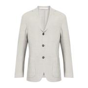 Wollen blazer met open revers Eleventy , Gray , Heren