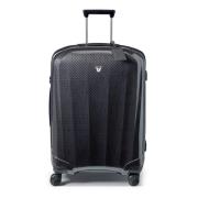 Glam Deluxe Medium Trolley 4 Wielen Roncato , Black , Unisex