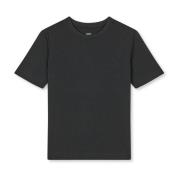 Zwarte T-shirt met korte mouwen Mads Nørgaard , Black , Dames