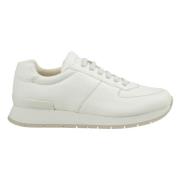 Hertenleren Sneakers met Stoffen Details Church's , White , Heren