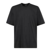 Casual Katoenen T-shirt voor Mannen Dsquared2 , Black , Heren