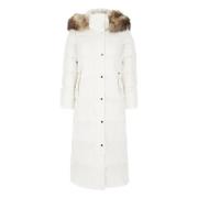 Witte Piumino Jas Moorer , White , Dames