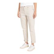 Antiek Wit Straight-Leg Jeans MAC , Beige , Dames