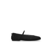 Kanten ballerina's Nodaleto , Black , Dames