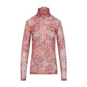 Roze & Paarse Topkleding voor Vrouwen Dries Van Noten , Pink , Dames