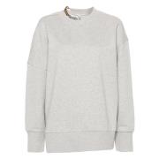 Lichtgrijze Melange Sweatshirt voor Vrouwen Stella McCartney , Gray , ...