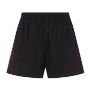 Zwarte Bermuda Shorts voor Mannen Balenciaga , Black , Heren