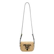 Kleine Crossbody Tas Prada , Beige , Dames