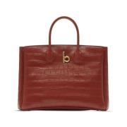 Rode Rocking Horse Tote Tas Burberry , Red , Dames